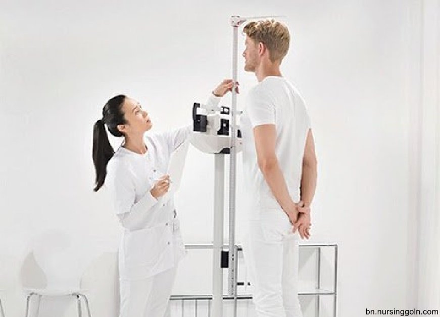 মানবদেহের উচ্চতা ও ওজন পরিমাপ করা