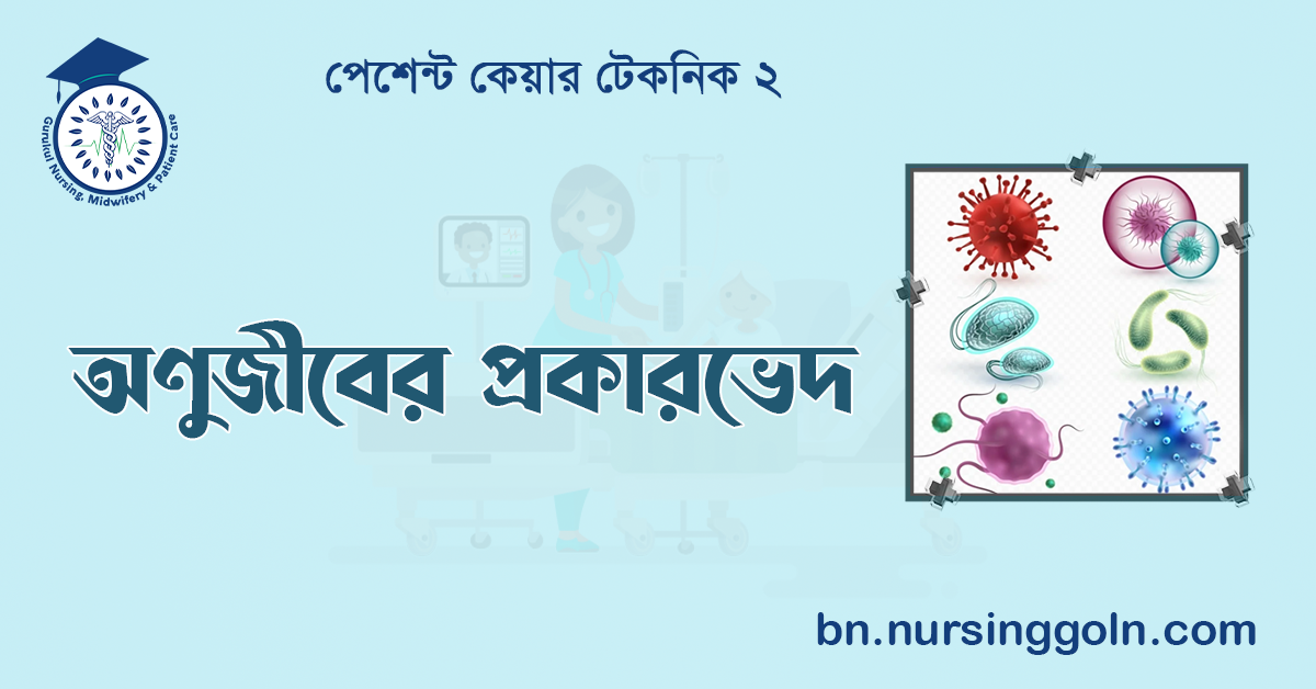 অণুজীবের প্রকারভেদ