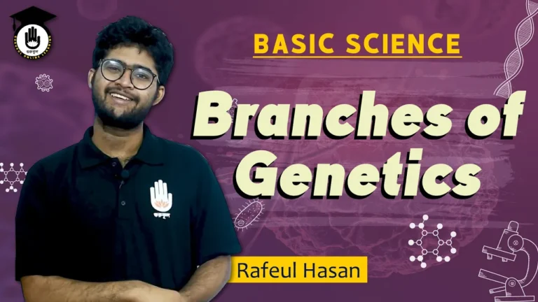 জেনেটিকস, বংশাণুবিজ্ঞান এর শাখা | Branches of Genetics